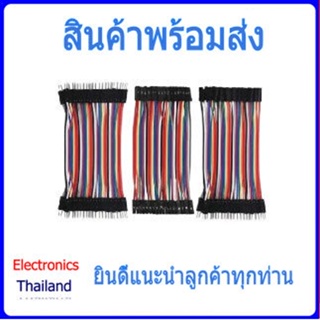 Jumper Wires สายจัมป์ 10cm / 40 เส้น (พร้อมส่งในไทย)