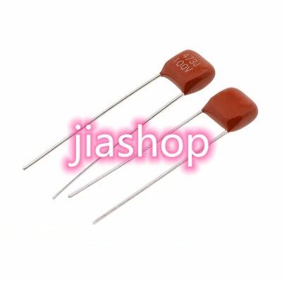 20 ชิ้น CBB22 473J 100V 47nF 0.047uF CBB ตัวเก็บประจุ Metallized ฟิล์มตัวเก็บประจุ Pitch 5 มิลลิเมตร