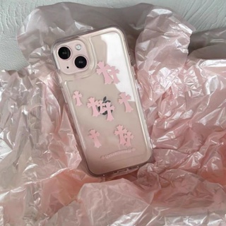 เคสโทรศัพท์มือถือ ลายกางเขนหัวใจ แนวสตรีท สําหรับ Iphone Apple 13 11 12 14 14promax 7 8 7p 8p xs xsmax