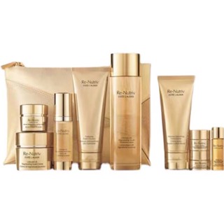 Estee Lauder แพลตตินั่ม ฟลาวเวอร์ เซตเอสเซ้นส์ โลชั่น ครีมทาหน้า อายครีม ชุดเก้าชิ้น