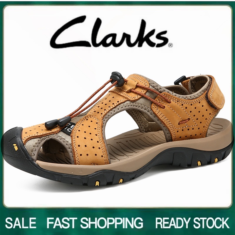 Clarks รองเท้าผู้ชาย clarks รองเท้าสําหรับชาย clarks รองเท้าบุรุษรองเท้าแตะรองเท้าผู้ชายรองเท้าแตะชา