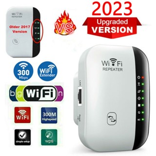 นิว เครืองกระจายสัญญาณไวไฟ Wifi Repeater 300 Mbps ดูดสัญญาณ WiFi อุปกรณ์ขยายสัญญาณ