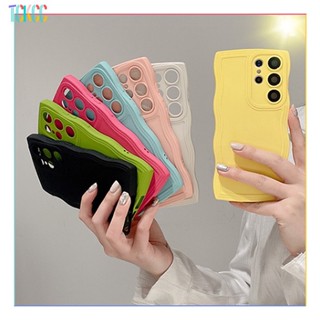 เคสโทรศัพท์ ซิลิโคนนิ่ม กันกระแทก ลายคลื่น แฟชั่น สําหรับ Samsung A04e A04 A04s A03 Core A02 A02S A03S A01