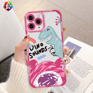 หมีและไดโนเสาร์ โปร่งใส อ่อน เคสโทรศัพท์ สำหรับไอโฟน 11 14 12 13 pro max 7 8 14 plus X XS Max XR SE2020