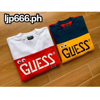 ข้อเสนอพิเศษ ss19 Guess J Balvin 2023 เสื้อเชิ้ตแขนยาว คอกลม ของแท้ FSIJ