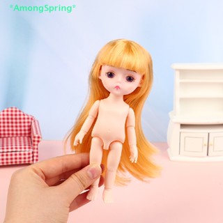 Amongspring&gt; ใหม่ ที่คาดผมตรง ตาโต 3D ขนาดเล็ก 1/12 16 ซม. สําหรับเด็กผู้หญิง 1 ชิ้น