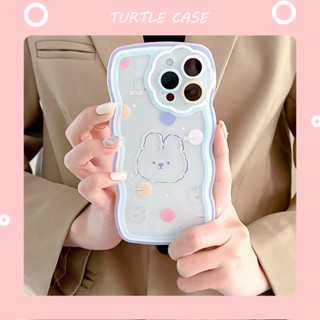 [พร้อมส่ง] เคสโทรศัพท์มือถือ ลายการ์ตูนกระต่าย ดอกไม้ สําหรับ Apple iPhone 14 13 12 11 PROMAX XS XR XSMAX SE2020 6 7 8PLUS MINI