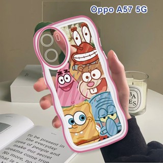 เคส OPPO A17 A17K A57 A77 2022 A77S A74 A95 A94 Reno 5F A96 4G 5G เคสโทรศัพท์มือถือแบบนิ่ม กันกระแทก ลายการ์ตูนแอนิเมชั่น แฟชั่น