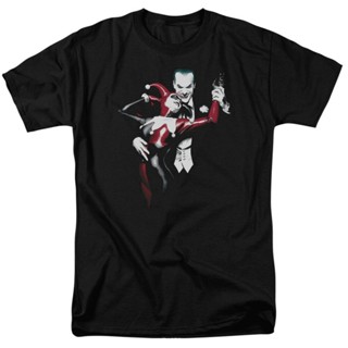 [S-5XL] ขายดี เสื้อยืดคอกลม แขนสั้น พิมพ์ลายการ์ตูน Dc Comics Bat Harley And Joker คลาสสิก เข้ากับทุกการแต่งกาย สําหรับผ