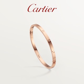 [พร้อมส่ง] Cartier LOVE Series สร้อยข้อมือ สีโรสโกลด์ สีขาว ทอง แคบ