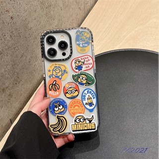 พร้อมส่ง TIFY【Minions Banana Sticker】เคสโทรศัพท์ซิลิโคน TPU นิ่ม แบบใส กันกระแทก ลายกล้วย แฟชั่น สําหรับ iPhone 14 Plus 14 13 12 11 Pro Max 7 8 Plus X XR XS Max