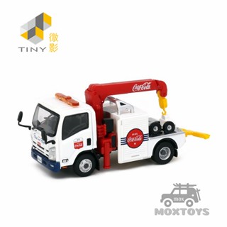 Tiny 1:64 Coca-Cola Isuzu N Series Tow Truck Model Car