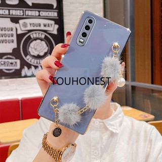 เคส Huawei P30 Lite เคส Huawei Nova 8 Pro Casing Nova Y61 Cases Huawei Nova 10 SE Cover Huawei P20 Pro Cassing Huawei Mate 50 pro Case Huawei Mate 20X Case New Cute Soft Plush Ball Pendant Chain Phone Cover Case โทรศัพท์มือถือ ประดับจี้ลูกบอลน่ารัก