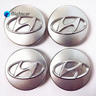 4pcs 60MM Car Wheel Center Hub Caps Badge Emblem Decal Wheel Rim Cover for Hyundai Santa Fe Sonata Solaris Azera Creta I30