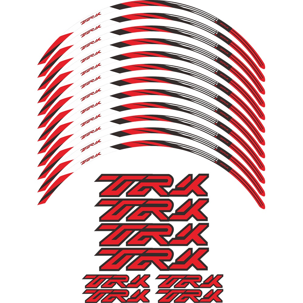 สติกเกอร์ล้อรถจักรยานยนต์กันน้ําขอบลาย TRK 502 2023 สําหรับ Benelli TRK 251 TRK502 TRK251 2017-2022 