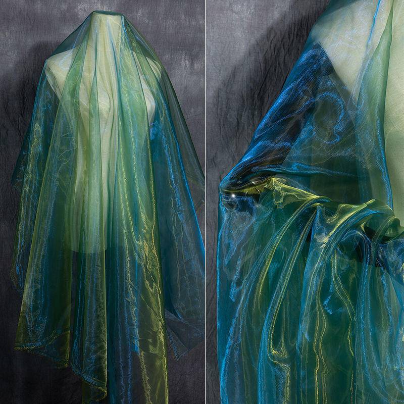 150*50 ซม. เกรด Organza Designer ผ้าครีมกันแดดชุด Diy เสื้อผ้าผ้าตาข่ายเส้นด้าย