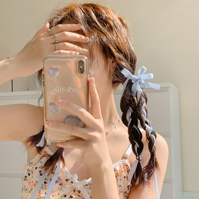 กิ๊บติดผมริบบิ้นโบว์ กิ๊บปากเป็ด กิ๊บหน้าม้า เครื่องประดับผม สําหรับสาวหวาน - รูปที่ 2