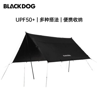 Blackdog เต็นท์ไวนิล ทรงสี่เหลี่ยม ขนาด 4 ม. * 4 ม. กันฝน ขนาดใหญ่ แบบพกพา สําหรับตั้งแคมป์กลางแจ้ง