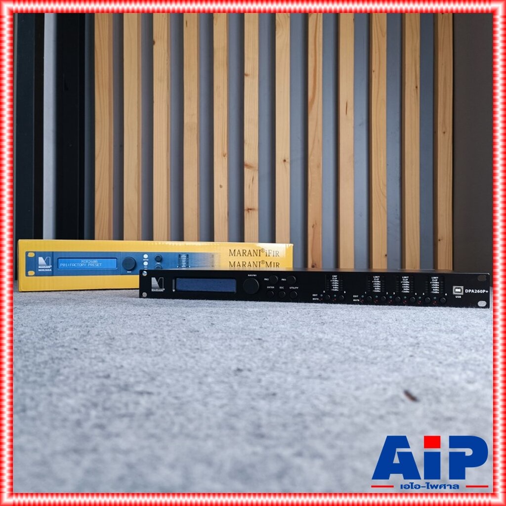 MARANI DPA260P+ loudspeaker processor รุ่นใหม่ ครอสดิจิตอล DriveRack ครอสโอเวอร์ P+ DPA 260 เอไอ-ไพศาล +++
