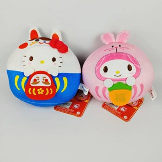 Sanrio Kitty Melody Chinese New Year Dharma Plush Doll Mini Cushion Ornament 7926