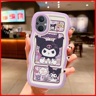 เคส oppo Reno7 Z เคส oppo Reno6Z Reno7Z Reno8Z 5G เคสซิลิโคน TPU ลายคลื่นน่ารัก สําหรับ XX