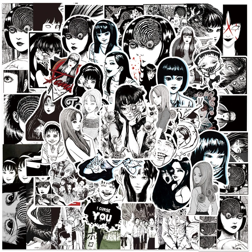❉ จุนจิ อิโต้ สติกเกอร์ Tomie Series 01 ❉ สติกเกอร์แฟชั่น กันน้ํา DIY 50 ชิ้น/เซต