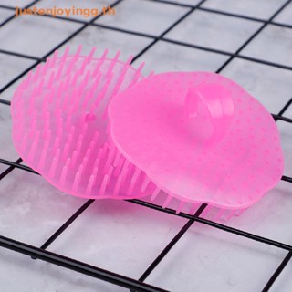 { justenjoyingg.th } Scalp massage hair brush comb shampoo massager shower body wash care therapy .