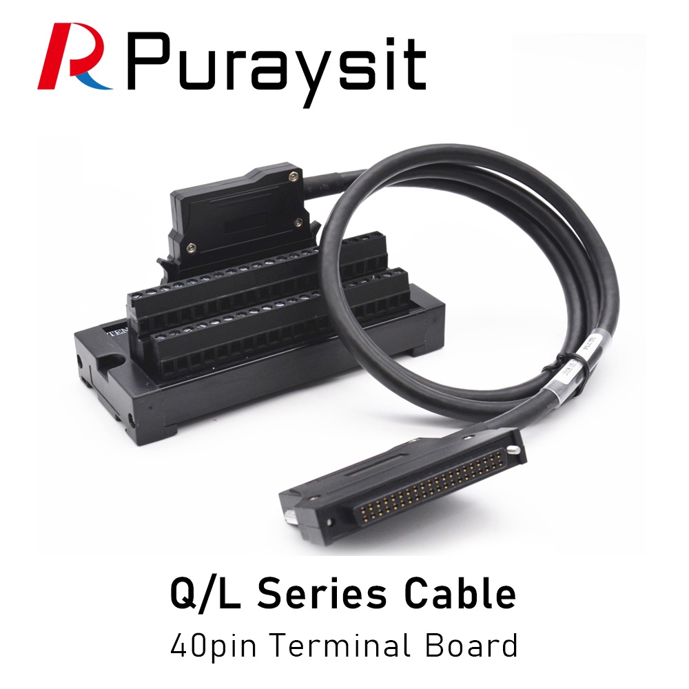 Puraysit A6TBXY36 Q/L Series Terminal Board PLC Cable AC10TB 40 Pin FCN40 Terminal Board