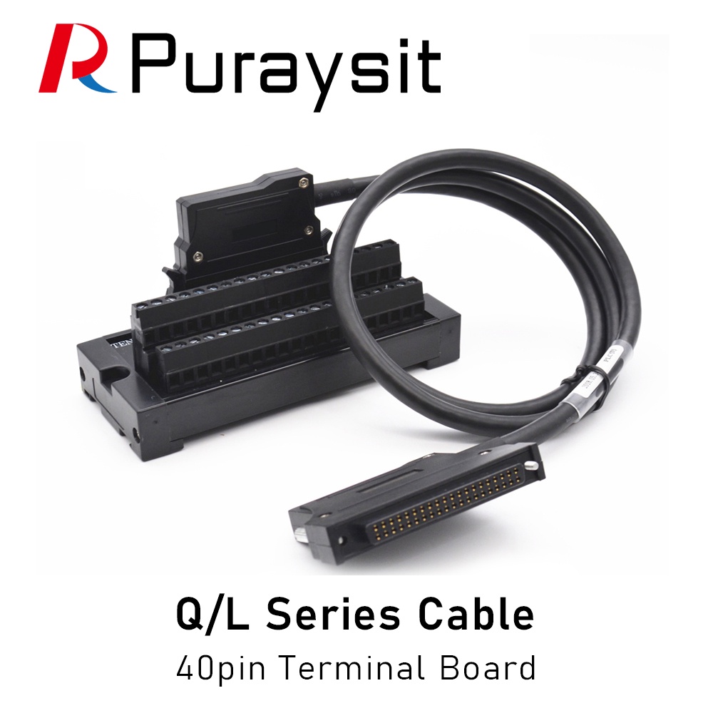 Sz Puraysit A6TBXY36 Q/L Series Terminal Board สาย PLC AC10TB 40 Pin FCN40 Terminal Board