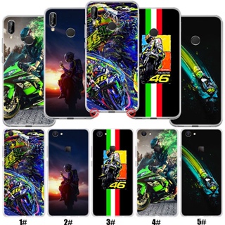 Lii84 เคสโทรศัพท์มือถือแบบใส ลายรถจักรยานยนต์ Valentino Rossi สําหรับ OPPO A1K A3S A5 A5S A7 A9 A12 A12E A37 A39 A57 F11 Pro