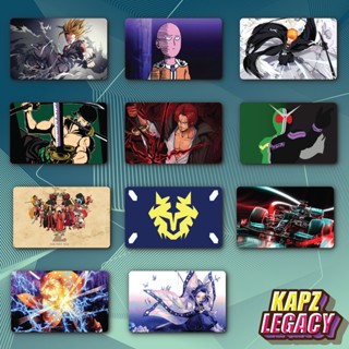 Kapzlegacy สติกเกอร์การ์ด ลายอนิเมะ One Piece Kamen Rider ATM Bank Debit Credit 02 สําหรับติดตกแต่ง