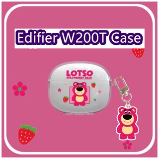 【Case Home】เคสหูฟัง แบบนิ่ม ลายการ์ตูนคุโรมิ สีโปร่งใส สําหรับ Edifier W200T