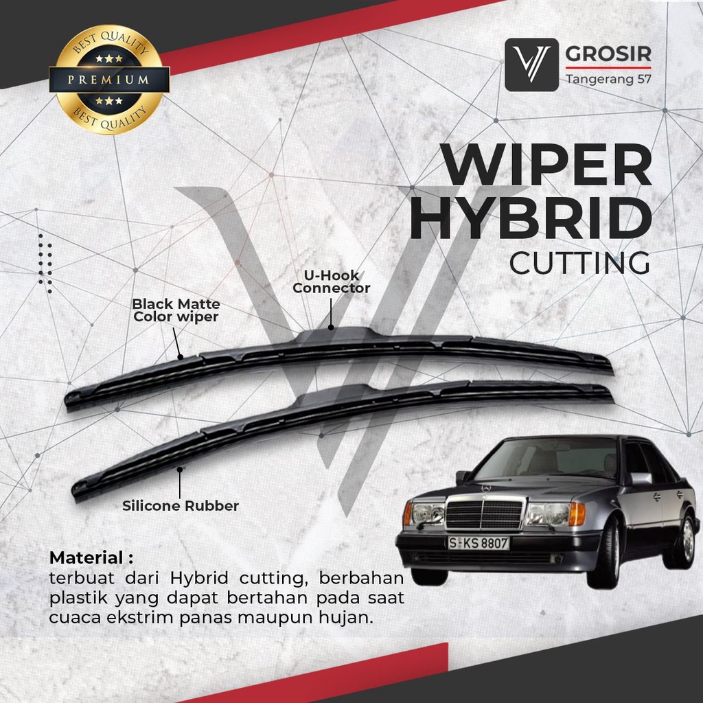 WIPER Mercy W124 500e 1991-1994 HYBRID 1 ชิ้น