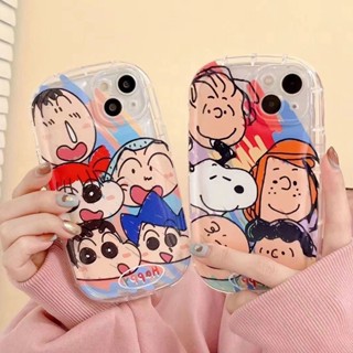 เคสโทรศัพท์มือถือ ซิลิโคนนุ่ม TPU ใส กันกระแทก ลายน่ารัก สําหรับ IPhone 14 13 11 12 Pro XS Max X XR 7+ 8 Plus