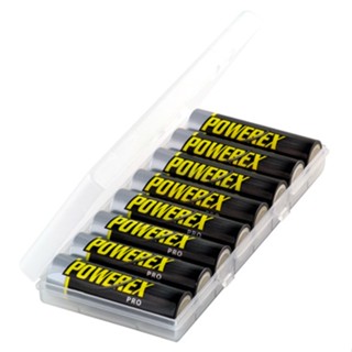 4 ก้อน AA 2700mAh POWEREX Rechargeable Battery ถ่านชาร์จ แถมกล่องใส่ถ่าน ถ่าน