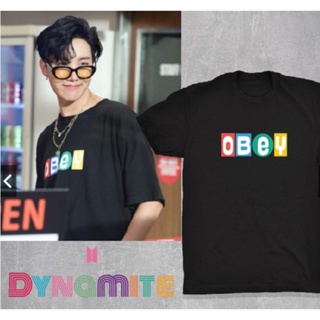 ใหม่ เสื้อยืด ผ้าฝ้าย พิมพ์ลาย KPOP Dynamite ARMY J-HOPE OBEY World Tour สําหรับผู้ชาย ผู้หญิง