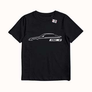 เสื้อยืด พิมพ์ลายโลโก้ BMW E36 Side HOLOGRAM สําหรับเด็ก