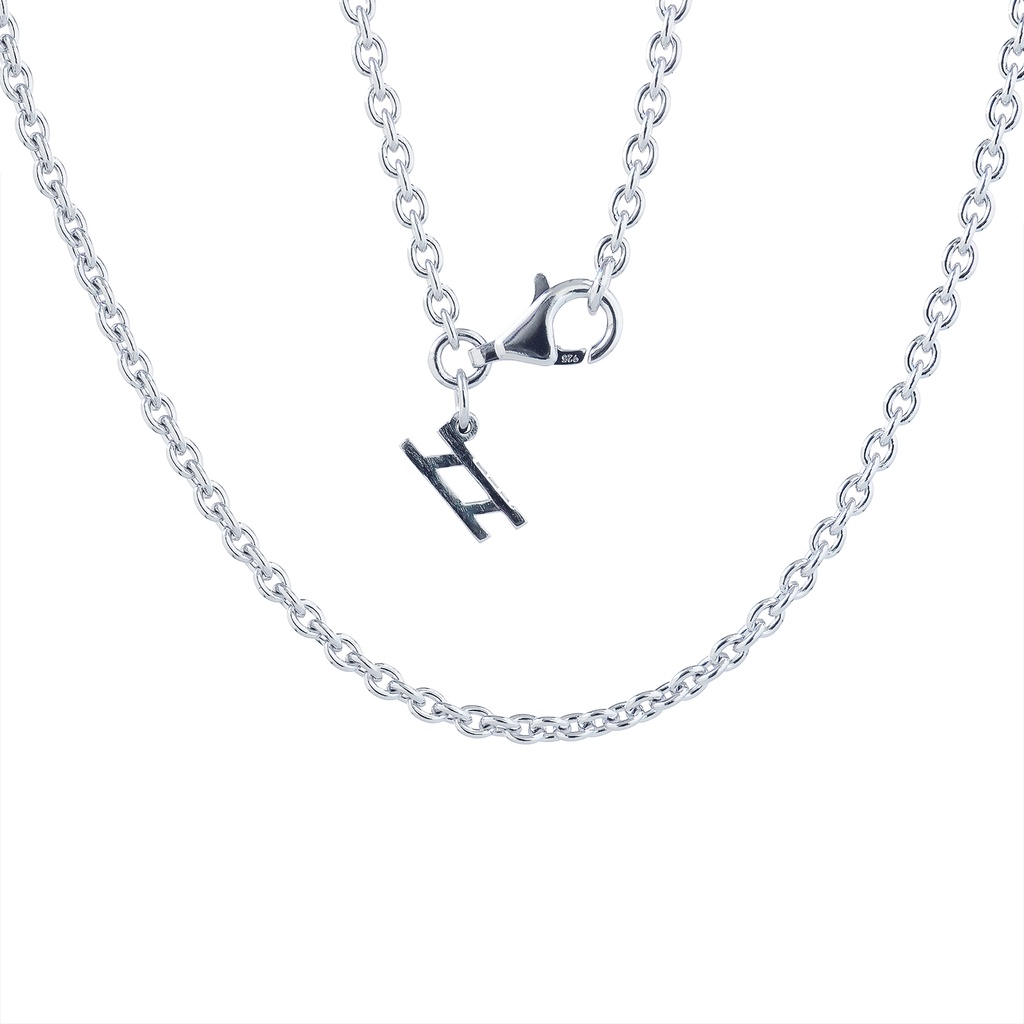 AKE AKE Classic Necklace 45 -50 cm สร้อยคอเงินแท้925 ทำมือแฮนด์เมด ขัดเงาพิเศษ พร้อมลงดำขับลาย *้เฉพาะสร้อยคอ