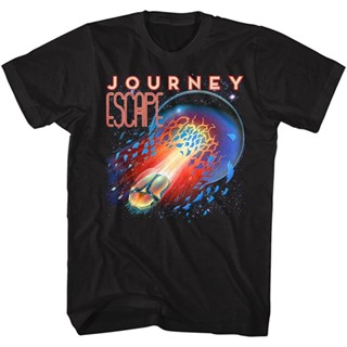 เสื้อยืดลําลอง แขนสั้น พิมพ์ลาย Journey Escape คุณภาพสูง สไตล์เกาหลี อเมริกัน คลาสสิก เป็นที่นิยม สําหรับผู้ใหญ่