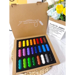 Mideer มิเดียร์ Peas Crayons สีเทียนน้องเล็ก รูปถั่ว จับถนัดมือ