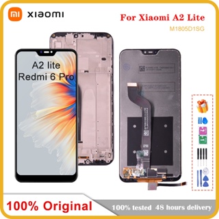 อะไหล่หน้าจอสัมผัสดิจิทัล LCD 5.84 นิ้ว แบบเปลี่ยน สําหรับ Xiaomi Mi A2 Lite Redmi 6pro LCD M1805D1SG