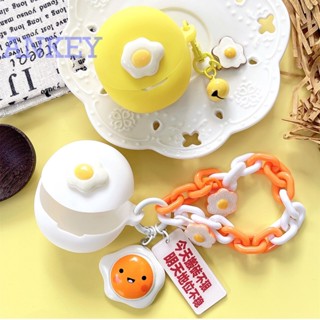 OPPO Enco Air 3 Case Bluetooth Headset Air3 Wireless Silicone Protective Cute Cartoon Egg Yolk EncoAir3 Soft