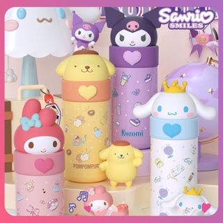 สร้างสรรค์350มิลลิลิตร Sanrio ร้อนถ้วย Kuromi Melody Cinnamoroll การ์ตูน316สแตนเลสร้อนถ้วยแบบพกพาตุ๊กตาถ้วยน้ำของขวัญสำหรับเด็ก [COD]