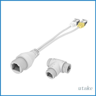 Utakee POE โมดูลพาวเวอร์ซัพพลาย แยกสายอีเธอร์เน็ต POE RJ45 สําหรับรักษาความปลอดภัย