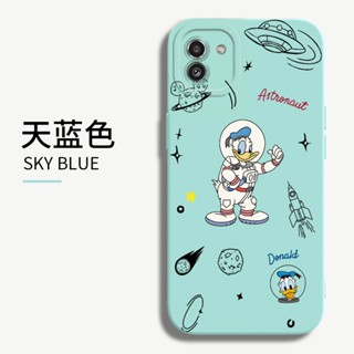 เคสโทรศัพท์ซิลิโคน TPU แบบนิ่ม ลายการ์ตูนโดนัลด์ดั๊ก กันกระแทก ป้องกันกล้อง สําหรับ Samsung Galaxy A03 A03S A04S A13 5G A6 Plus A7 A9 2018