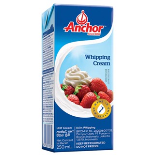 Anchor Whipping Cream แองเคอร์วิปปิ้งครีม ขนาด 250Ml/1LT.