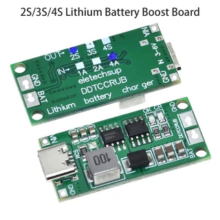ICVMAX Boost โมดูล 18650 Type-C ถึง 8.4V 12.6V 16.8V Li-Ion Charger แบตเตอรี่ลิเธียมชาร์จ