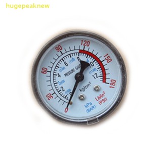 Hugepeaknew เครื่องวัดความดันอากาศไฮดรอลิค 0-180PSI 0-12Bar