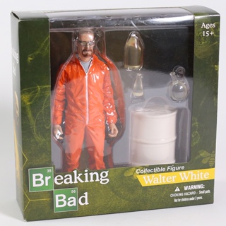 โมเดลฟิกเกอร์ Mezco Breaking Bad Walter สีขาว ของเล่นสะสม สําหรับเด็ก