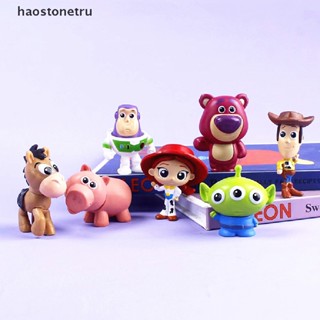 Ost โมเดลตุ๊กตาฟิกเกอร์ การ์ตูนดิสนีย์ Toy Story สําหรับตกแต่งรถยนต์ 8 ชิ้น ต่อชุด